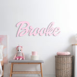 Barbie Font Name Sign
