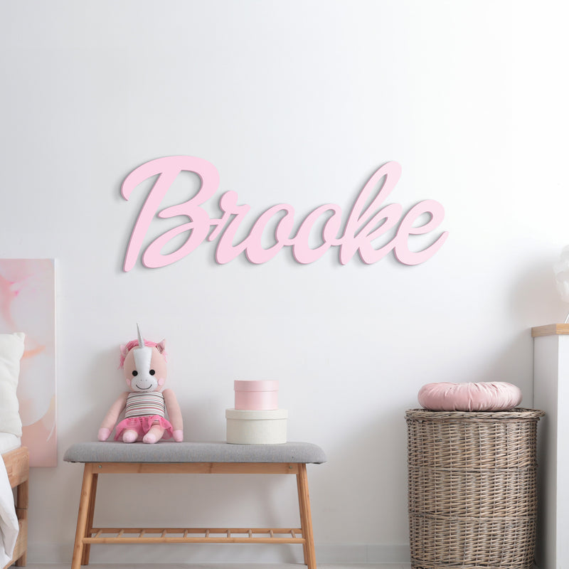 Barbie Font Name Sign