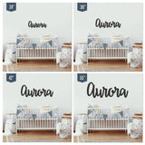 Emma Font - Wooden Monogram Sign