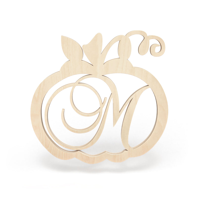 Fancy Pumpkin Monogram