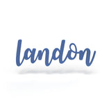 Landon Font - Wooden Monogram Sign