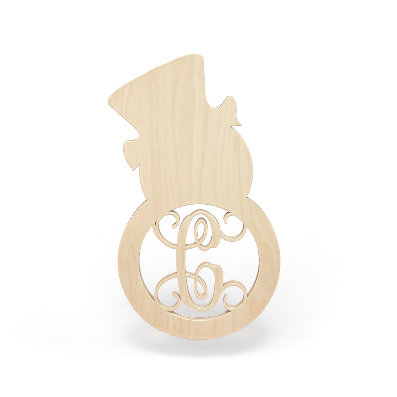 Snowman Monogram