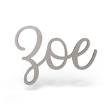 Zoe Font - Wooden Monogram Sign