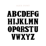 Alex Font - Single Letter Monogram