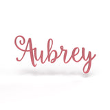 Aubrey Font - Wooden Monogram Sign
