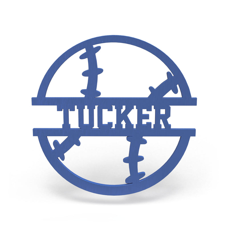 Baseball Name Sign