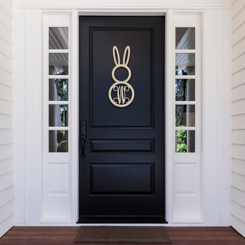 Bunny Single Monogram Sign