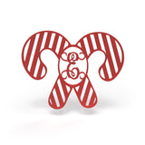 Candy Cane Monogram