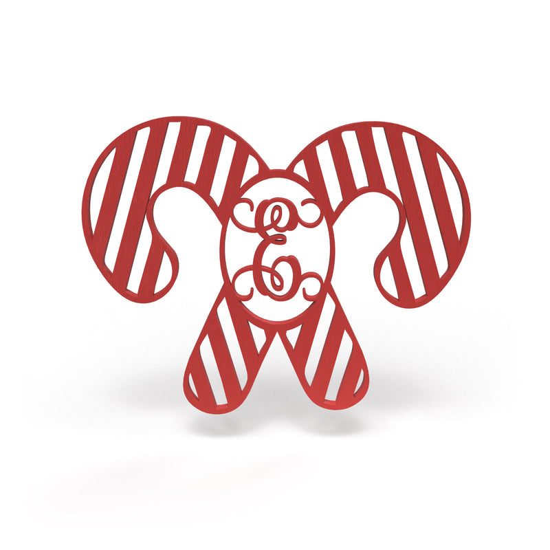 Candy Cane Monogram