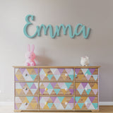 Emma Font - Wooden Monogram Sign