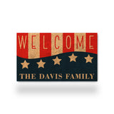 Patriotic Personalized Doormat