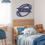 Football Name Sign - Wooden Monogram Sign