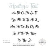 Hadley - Wooden Sign