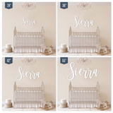 Hannah Font - Wooden Monogram Sign