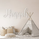 Hannah Font - Wooden Monogram Sign