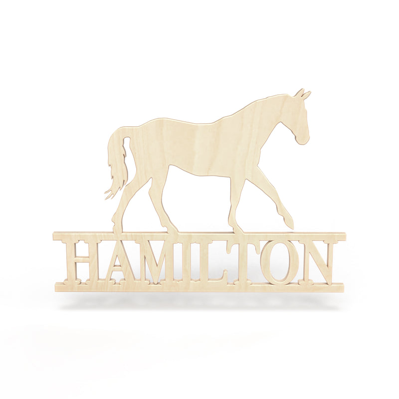 Horse Name Sign