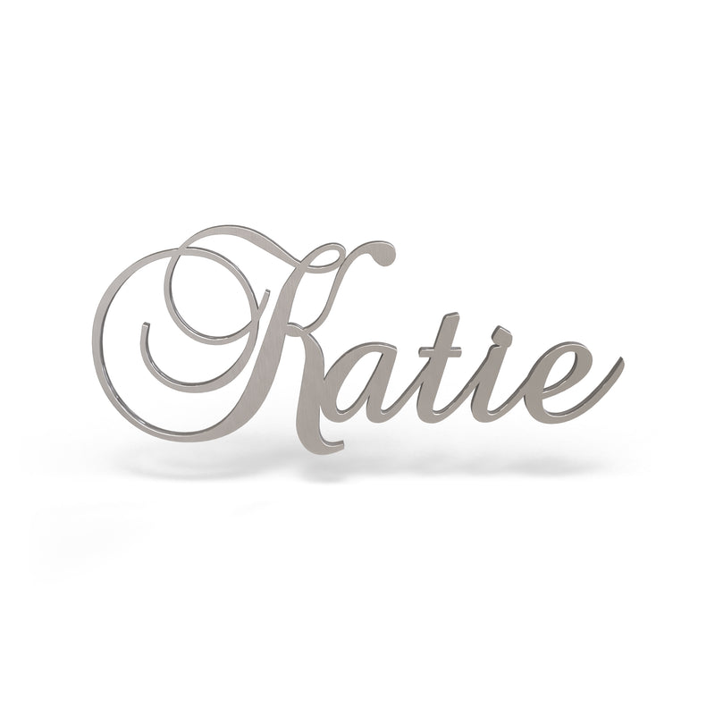Katie Font - Wooden Monogram Sign