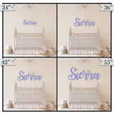  wooden monogram sign in four sizes