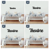 Liam Font - Wooden Monogram Sign