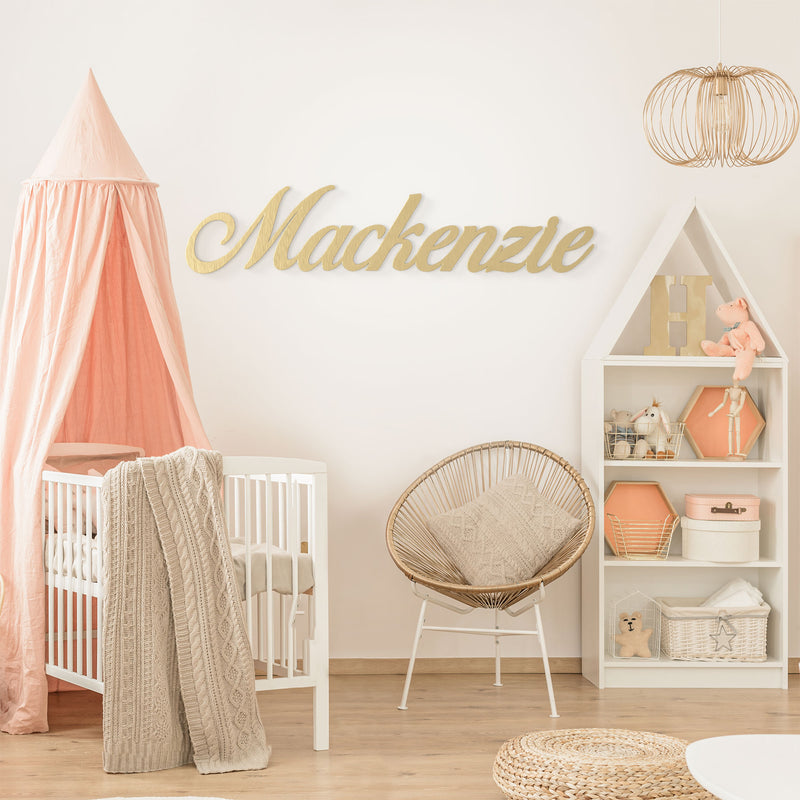 Mackenzie Font - Wooden Monogram Sign