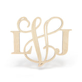 Mixed Wooden Monogram Sign