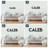 Noah Font - Wooden Monogram Sign