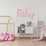 Riley Font - Wooden Monogram Sign