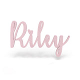 Riley Font - Wooden Monogram Sign