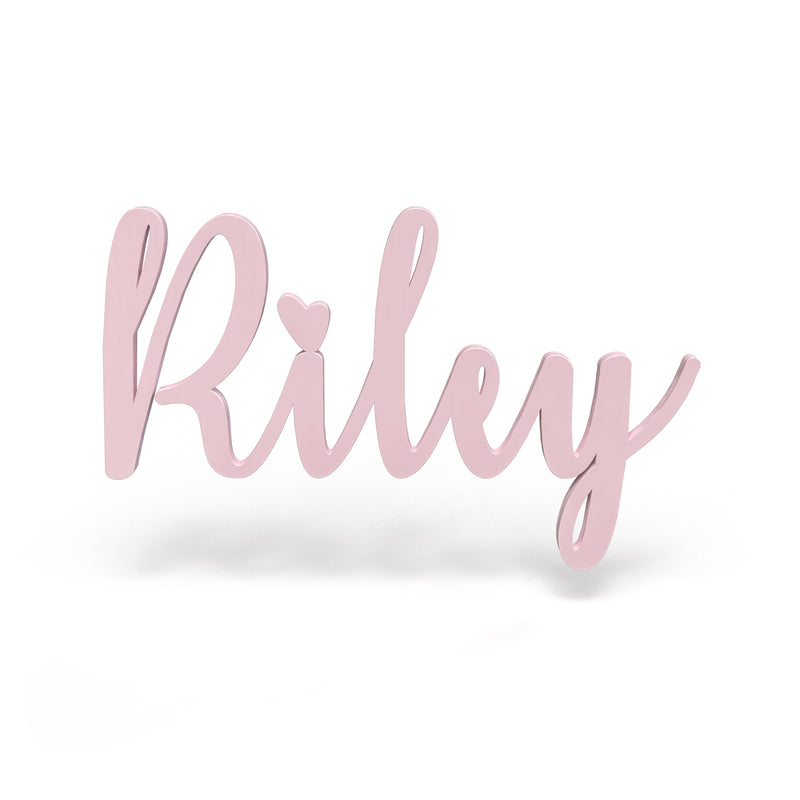 Riley Font - Wooden Monogram Sign