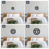 Scallop Wooden Monogram Sign