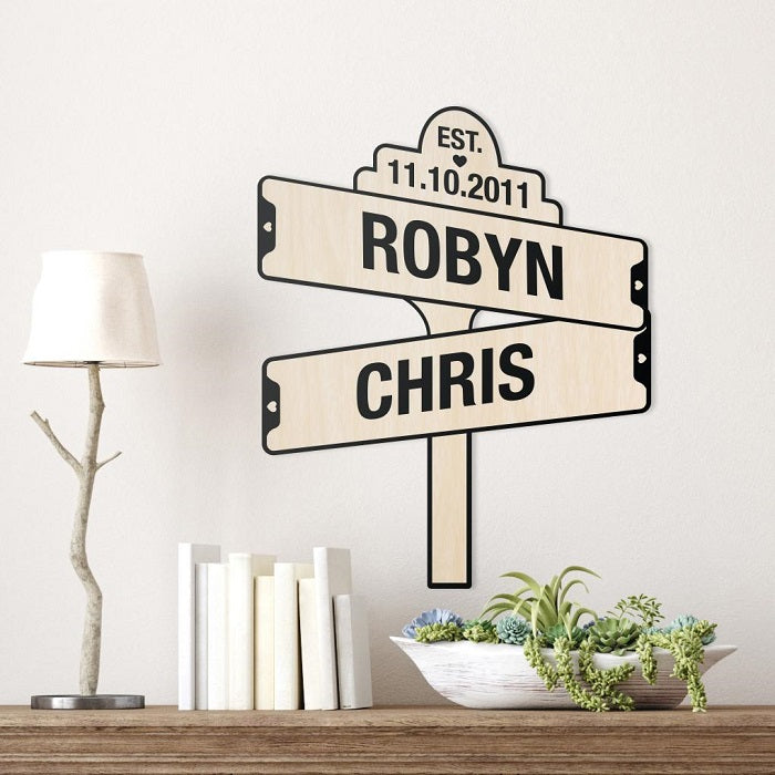 Couples Street Sign