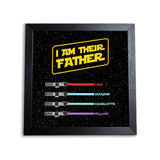"I Am Their Father" Star Wars Frame
