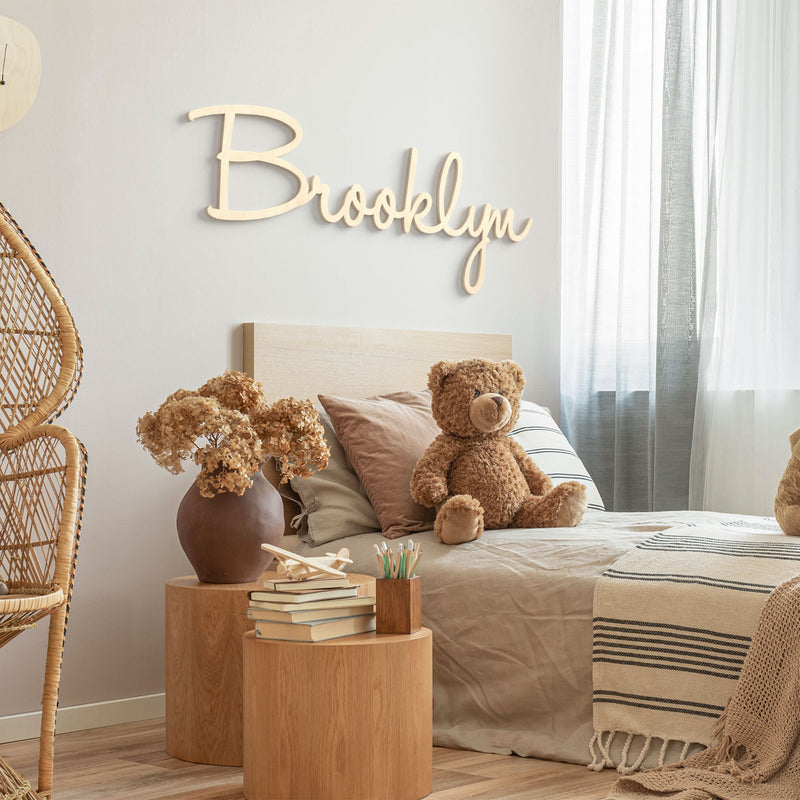 Brooklyn Font - Wooden Monogram Sign