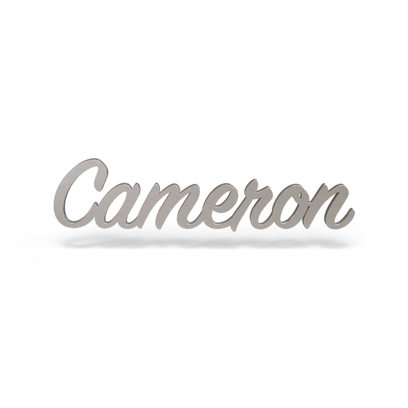 Cameron Font - Wooden Monogram Sign