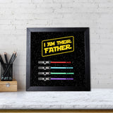 "I Am Their Father" Star Wars Frame