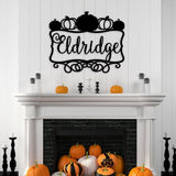 Pumpkin Name Sign