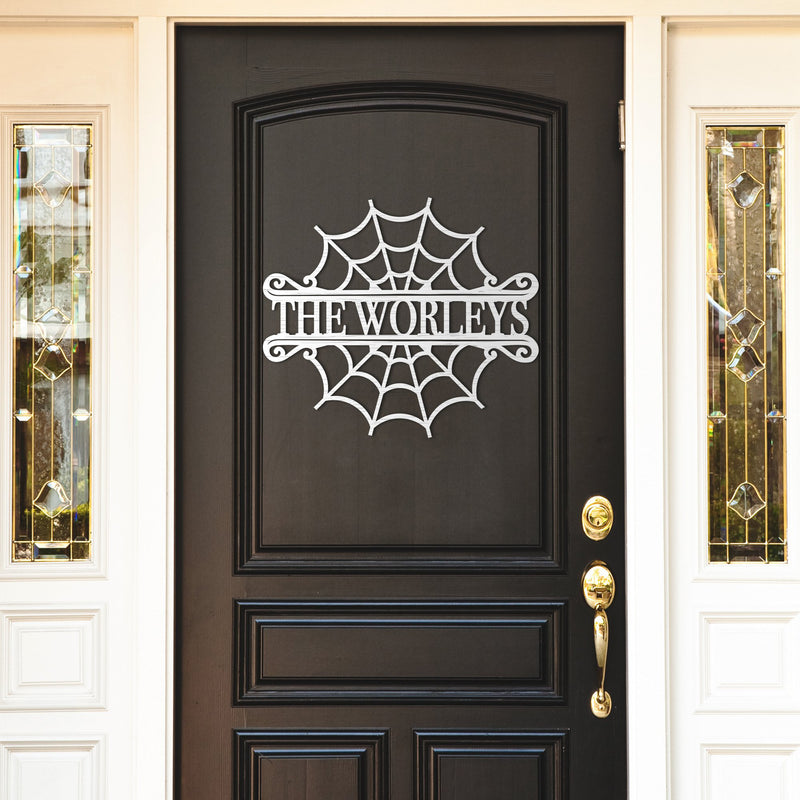 Cobweb Name Sign